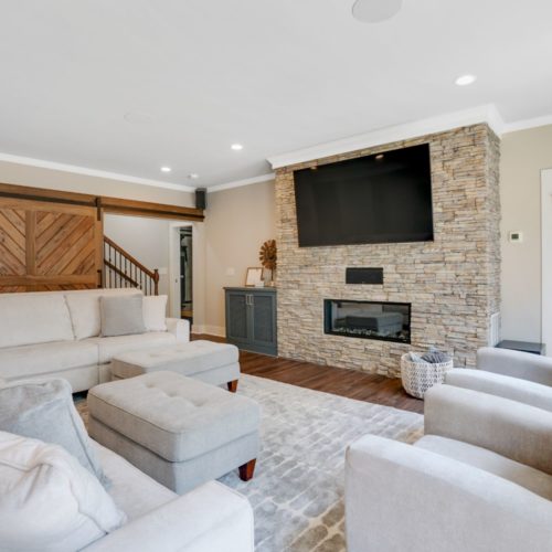 basement finish in milton, ga