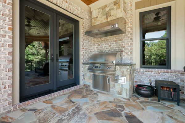 outdoor kitchen space